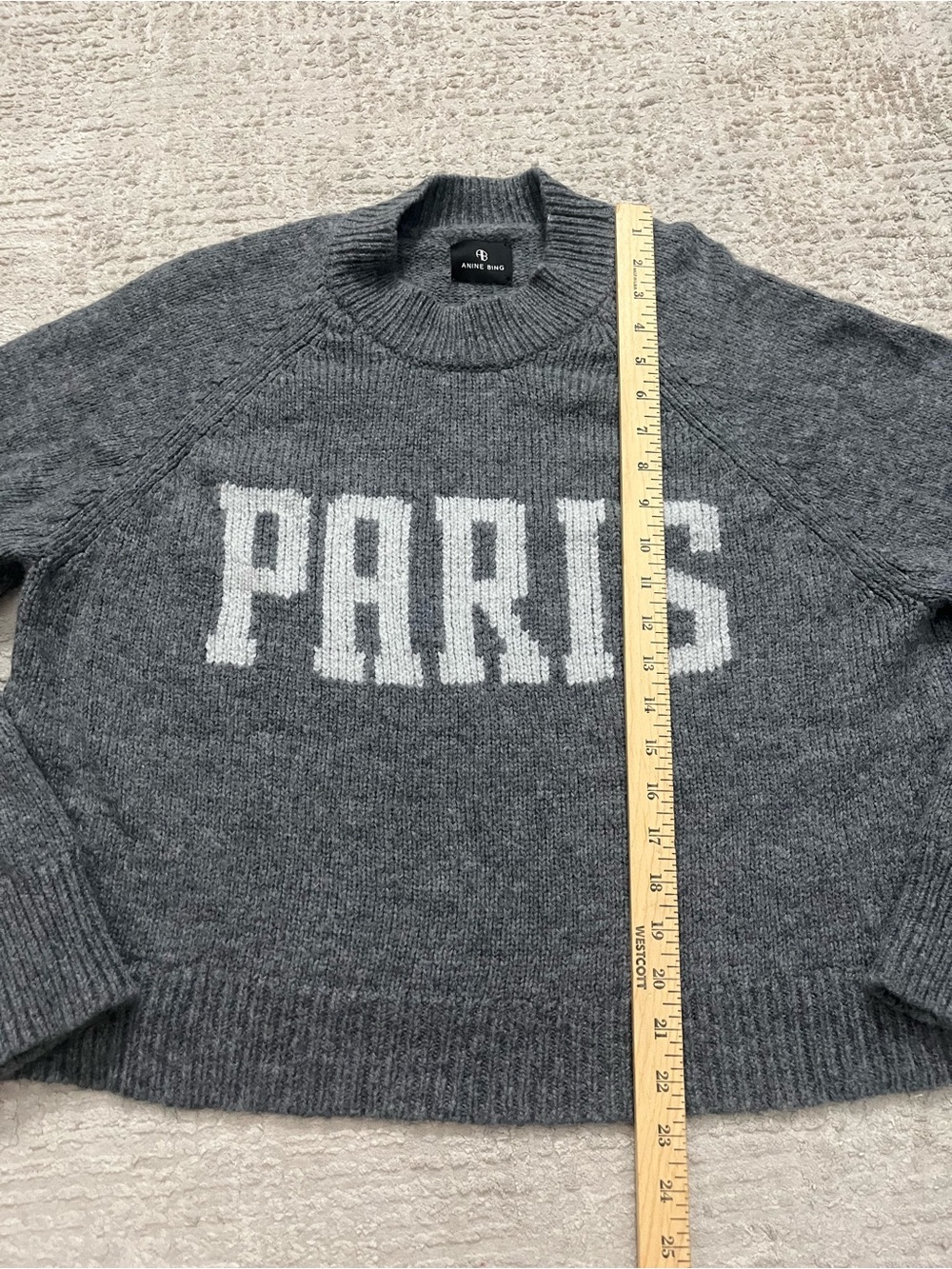 Annie Bing “Paris” Kendrick Sweater- Wool Cashmere Blend - Picture 3 of 8